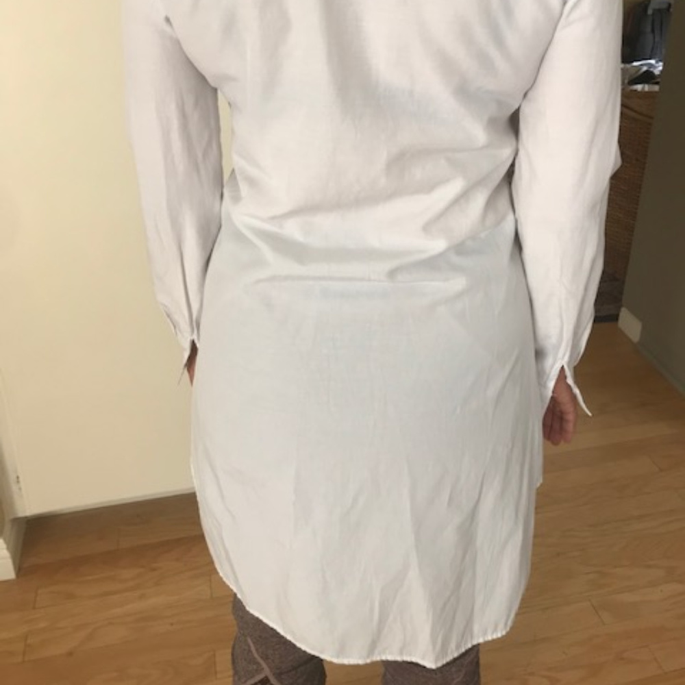 Collezione Oversized Button Down White Shirt - image 5